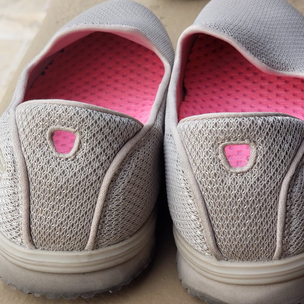 Sketchers GOFLEX Walk Taupe/Beige Shoes/Sneakers - Size 7 - Picture 5 of 7